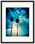 Bubbles and Sky Sticks Framed print 27x35 cm / 11x14″ Black frame 52
