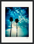 Bubbles and Sky Sticks Framed print 27x35 cm / 11x14″ Black frame 52