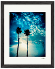 Bubbles and Sky Sticks Framed print 27x35 cm / 11x14″ Black frame 40