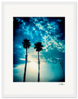 Bubbles and Sky Sticks Framed print 27x35 cm / 11x14″ White frame 19