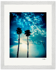 Bubbles and Sky Sticks Framed print 27x35 cm / 11x14″ White frame 17