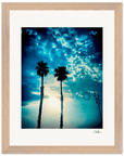Bubbles and Sky Sticks Framed print 27x35 cm / 11x14″ Wood frame 34