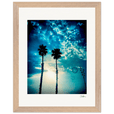 Bubbles and Sky Sticks Framed print 27x35 cm / 11x14″ Wood frame 34