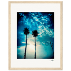 Bubbles and Sky Sticks Framed print 27x35 cm / 11x14″ Wood frame 29