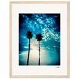 Bubbles and Sky Sticks Framed print 27x35 cm / 11x14″ Wood frame 29