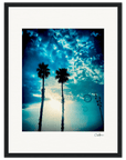 Bubbles and Sky Sticks Framed print 30x40 cm / 12x16″ Black frame 51