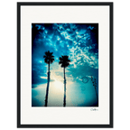 Bubbles and Sky Sticks Framed print 30x40 cm / 12x16″ Black frame 51