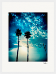 Bubbles and Sky Sticks Framed print 30x40 cm / 12x16″ White frame 7