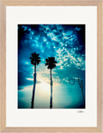 Bubbles and Sky Sticks Framed print 30x40 cm / 12x16″ Wood frame 25