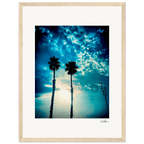 Bubbles and Sky Sticks Framed print 30x40 cm / 12x16″ Wood frame 33