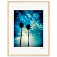 Bubbles and Sky Sticks Framed print 30x40 cm / 12x16″ Wood frame 33