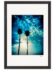Bubbles and Sky Sticks Framed print 30x45 cm / 12x18″ Black frame 41