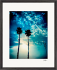 Bubbles and Sky Sticks Framed print 40x50 cm / 16x20″ Black frame 38