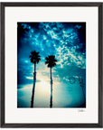 Bubbles and Sky Sticks Framed print 40x50 cm / 16x20″ Black frame 38