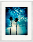 Bubbles and Sky Sticks Framed print 40x50 cm / 16x20″ White frame 8