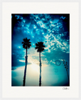 Bubbles and Sky Sticks Framed print 40x50 cm / 16x20″ White frame 15