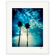 Bubbles and Sky Sticks Framed print 40x50 cm / 16x20″ White frame 15
