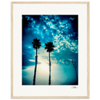 Bubbles and Sky Sticks Framed print 40x50 cm / 16x20″ Wood frame 31