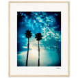 Bubbles and Sky Sticks Framed print 40x50 cm / 16x20″ Wood frame 31