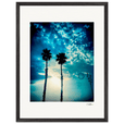Bubbles and Sky Sticks Framed print 45x60 cm / 18x24″ Black frame 44