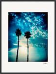 Bubbles and Sky Sticks Framed print 45x60 cm / 18x24″ Black frame 57