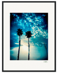 Bubbles and Sky Sticks Framed print 45x60 cm / 18x24″ Black frame 57