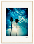 Bubbles and Sky Sticks Framed print 45x60 cm / 18x24″ Wood frame 23