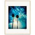 Bubbles and Sky Sticks Framed print 45x60 cm / 18x24″ Wood frame 23