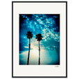 Bubbles and Sky Sticks Framed print 50x70 cm / 20x28″ Black frame 56