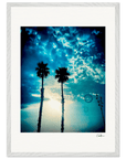 Bubbles and Sky Sticks Framed print 50x70 cm / 20x28″ White frame 13