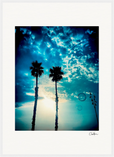 Bubbles and Sky Sticks Framed print 50x70 cm / 20x28″ White frame 10