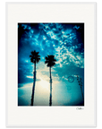 Bubbles and Sky Sticks Framed print 50x70 cm / 20x28″ White frame 10