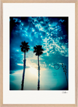 Bubbles and Sky Sticks Framed print 50x70 cm / 20x28″ Wood frame 31