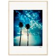 Bubbles and Sky Sticks Framed print 50x70 cm / 20x28″ Wood frame 25