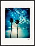 Bubbles and Sky Sticks Framed print 60x80 cm / 24x32″ Black frame 49