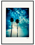 Bubbles and Sky Sticks Framed print 60x80 cm / 24x32″ Black frame 53