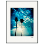 Bubbles and Sky Sticks Framed print 60x80 cm / 24x32″ Black frame 53