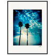 Bubbles and Sky Sticks Framed print 60x80 cm / 24x32″ Black frame 53