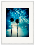 Bubbles and Sky Sticks Framed print 60x80 cm / 24x32″ White frame 20