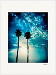 Bubbles and Sky Sticks Framed print 60x80 cm / 24x32″ White frame 6