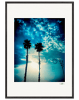 Bubbles and Sky Sticks Framed print 70x100 cm / 28x40″ Black frame 48