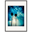 Bubbles and Sky Sticks Framed print 70x100 cm / 28x40″ Black frame 48