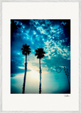 Bubbles and Sky Sticks Framed print 70x100 cm / 28x40″ White frame 11