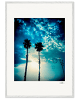 Bubbles and Sky Sticks Framed print 70x100 cm / 28x40″ White frame 11