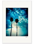Bubbles and Sky Sticks Framed print 70x100 cm / 28x40″ White frame 17