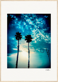 Bubbles and Sky Sticks Framed print 70x100 cm / 28x40″ Wood frame 21