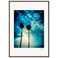 Bubbles and Sky Sticks Framed print A1 (59.4 x 84.1 cm) Dark wood frame 47