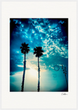 Bubbles and Sky Sticks Framed print A1 (59.4 x 84.1  cm) White frame 20
