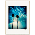Bubbles and Sky Sticks Framed print A1 (59.4 x 84.1 cm) Wood frame 34