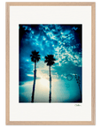 Bubbles and Sky Sticks Framed print A2 (42 x 59.4 cm) Wood frame 33